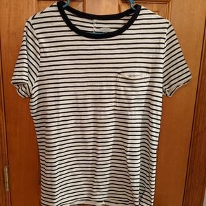 Old Navy Striped Boyfriend Tee